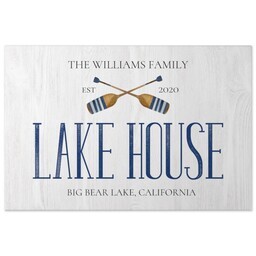 20x30 Gallery Wrap Photo Canvas with Classic Lake House design