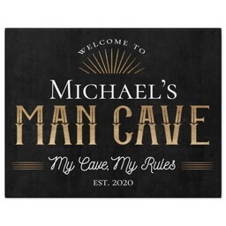 11x14 Gallery Wrap Photo Canvas with Elegant Man Cave design