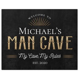 16x20 Gallery Wrap Photo Canvas with Elegant Man Cave design