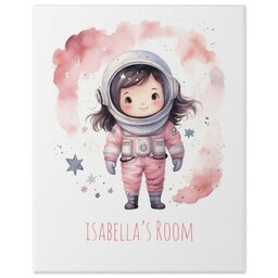 11x14 Gallery Wrap Photo Canvas with Space Girl design