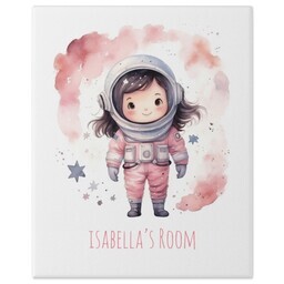 8x10 Gallery Wrap Photo Canvas with Space Girl design