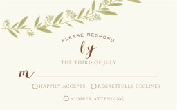 3x5 Cardstock - Rounded with Twinkling Jars RSVP design
