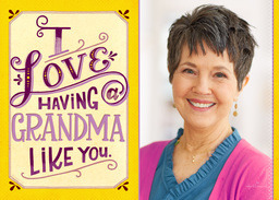 Same Day 5x7 Greeting Card, Matte, Blank Envelope with A Grandma Like You design