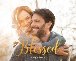 Note Cards with Blessed design