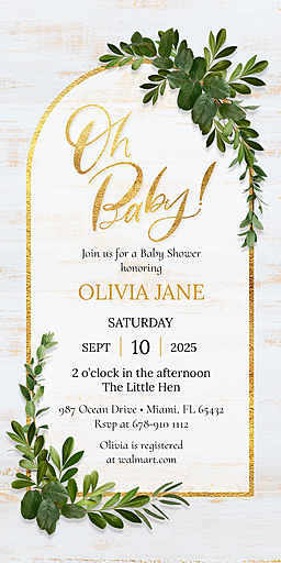 Baby shower hot sale invitations boy walmart