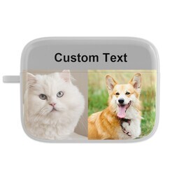 Apple Airpods Pro Case with 2 Image with Text design