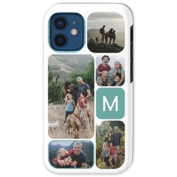 Iphone 12 Pro Mini Tough Case with Monogram Collage design