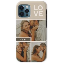 Iphone 12 Pro Tough Case with Cherished Times design