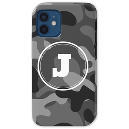 Iphone 12 Pro Mini Tough Case with Grey Camo design