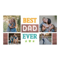 Thumbnail for Premium Grande Photo Mug with Lid, 16oz with Best Dad Ever Collage design 2