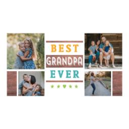 Thumbnail for Premium Grande Photo Mug with Lid, 16oz with Best Grandpa Ever Collage design 2