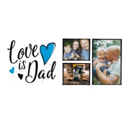 Thumbnail for Premium Grande Photo Mug with Lid, 16oz with Dad Hearts design 2