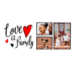 Thumbnail for Premium Grande Photo Mug with Lid, 16oz with Family Hearts design 2