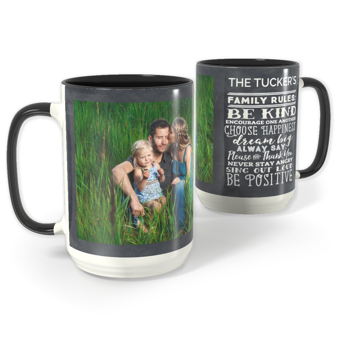 Family Photo Personalized Coffee Mugs