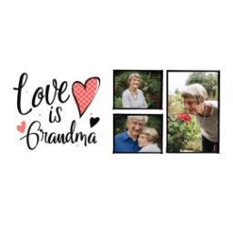 Thumbnail for Premium Grande Photo Mug with Lid, 16oz with Grandma Hearts design 2