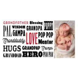 Thumbnail for Premium Grande Photo Mug with Lid, 16oz with Grandpa Word Collage design 2