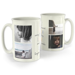 Bistro Photo Mug, 18oz with Keepsakes design