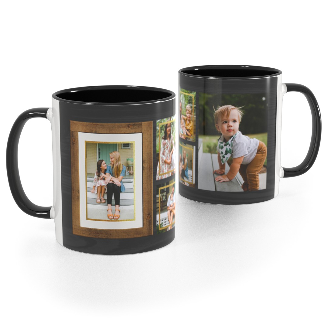 Mosquito-Bulk Custom Printed Ceramic Mugs with Retro Granite Design