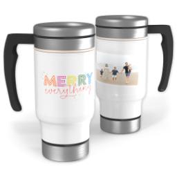 Thumbnail for 14oz Stainless Steel Travel Photo Mug with Colorful Holiday design 1