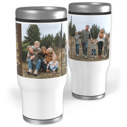 Stainless Steel Tumbler, 14oz with Wonderful Time design
