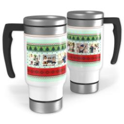 Thumbnail for 14oz Stainless Steel Travel Photo Mug with Ugly Sweater Season design 1