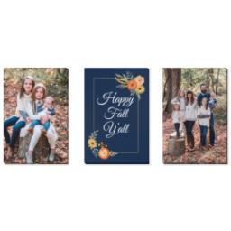 Thumbnail for 3 Piece Multi-Piece Canvas (24" x 52") with Harvest Flowers design 1