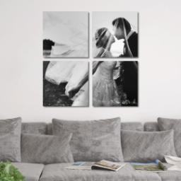 Thumbnail for 4 Piece Multi-Piece Canvas (34" x 34") with Four Square: Full Photo design 4