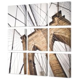 Thumbnail for 9 Piece Multi-Piece Canvas (31" x 31") with Nine Photo Burst: Full Photo design 2