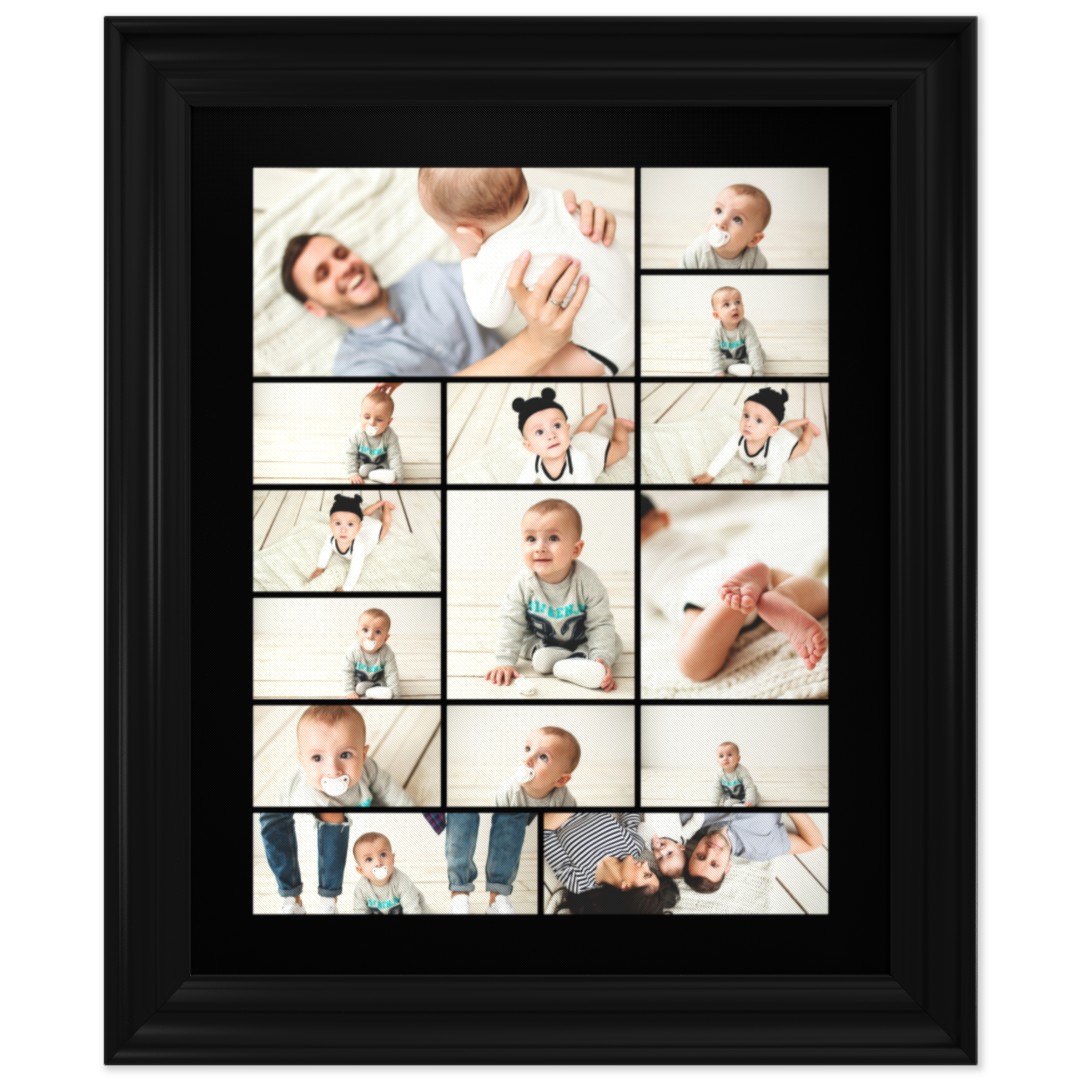 vrijwilliger Kraan Aanleg Framed Collage Prints | 16x20 Collage Canvas With Classic Frame | Custom  Color Collage | Walmart Photo