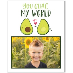 8x10 Desk Canvas with Avocado Love design