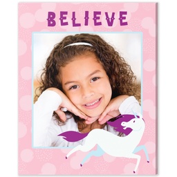 8x10 Desk Canvas with Believe design