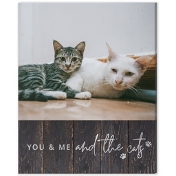 8x10 Desk Canvas with And The Cats design