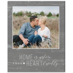 8x10 Desk Canvas with Heart Dwells design