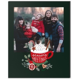 8x10 Desk Canvas with Season's Greetings design