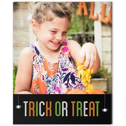 8x10 Desk Canvas with Trick or Treat design