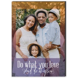 5x7 Desk Canvas with Do What You Love design