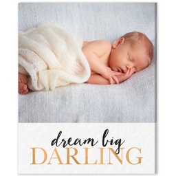 8x10 Desk Canvas with Dream Big Darling design