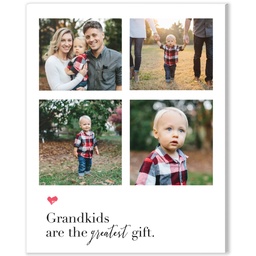 8x10 Desk Canvas with Grandkids are the Greatest Gift design