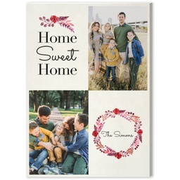 5x7 Desk Canvas with Home Sweet Home design