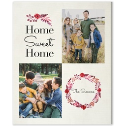 8x10 Desk Canvas with Home Sweet Home design