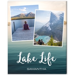 8x10 Desk Canvas with Lake Life design