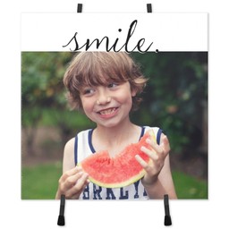 Ceramic Tile with Let Me See You Smile design