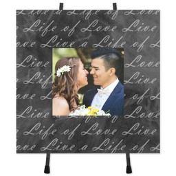 Ceramic Tile with Live A Life Of Love design