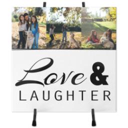 Thumbnail for Ceramic Tile with Love & Laughter design 1