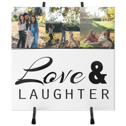 Ceramic Tile with Love & Laughter design