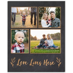 8x10 Desk Canvas with Love Lives Here design