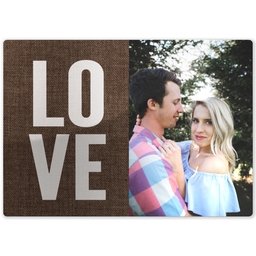 Metal Print 5x7 with Love design