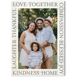 5x7 Desk Canvas with Love Together design