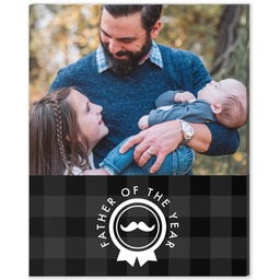 8x10 Desk Canvas with Father of the Year design