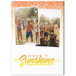 5x7 Desk Canvas with You Are My Sunshine design